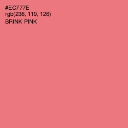 #EC777E - Brink Pink Color Image